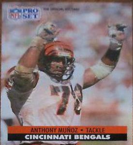 Anthony Munoz #116 Football Cards 1991 Pro Set