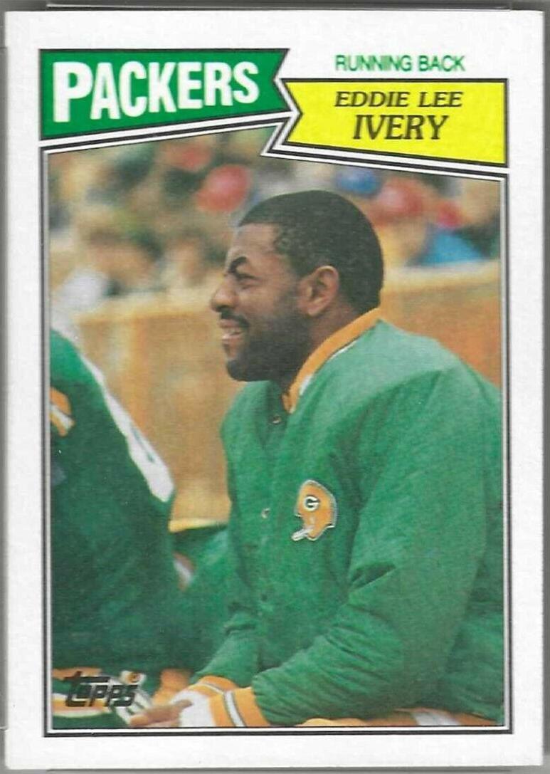 Eddie Lee Ivery #357 Football Cards 1987 Topps