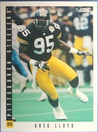 Greg Lloyd #128 Football Cards 1993 Panini Score