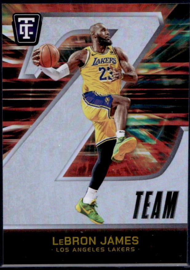 LeBron James #10 Basketball Cards 2024 Panini Totally Certified Z Team Mirror