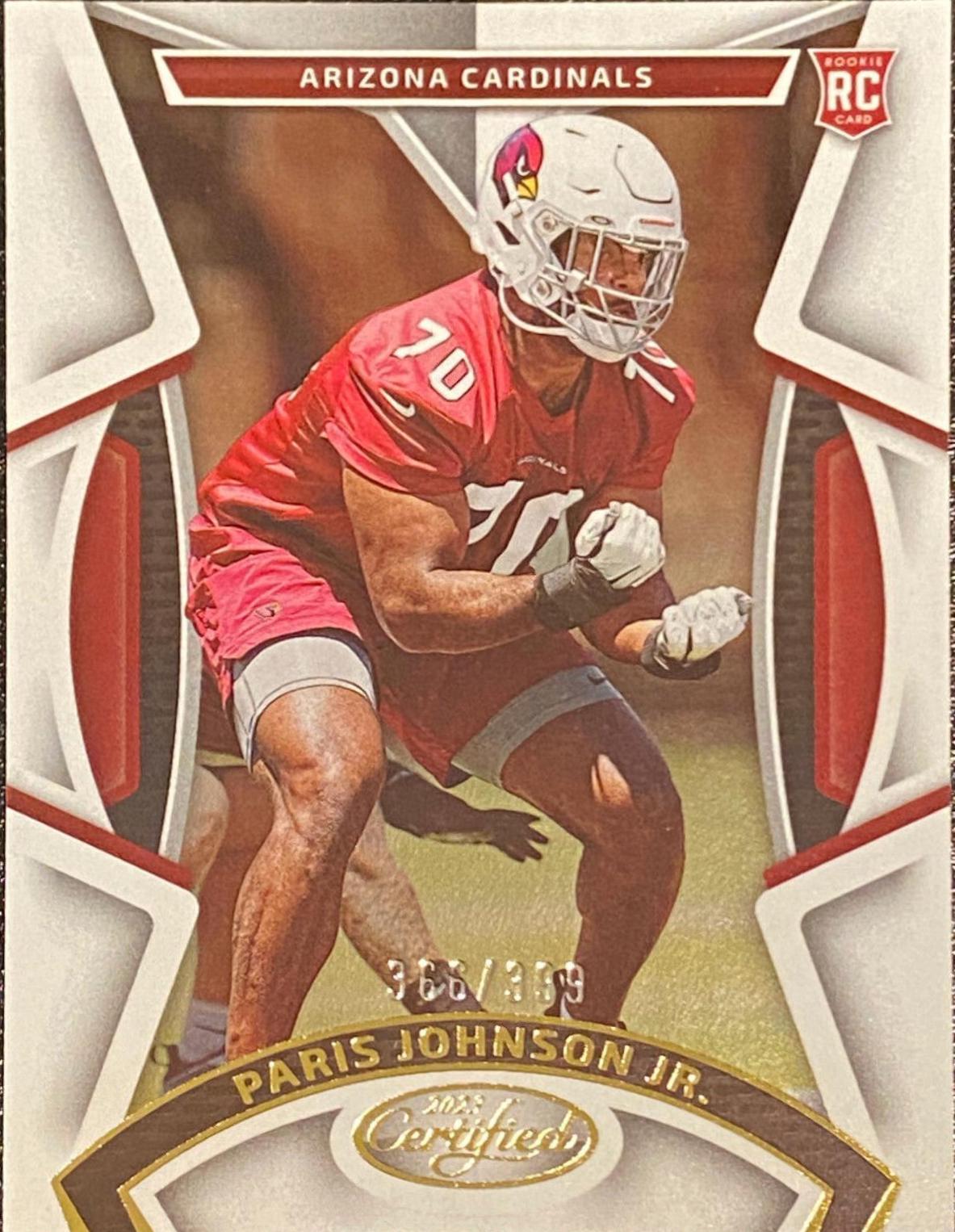 Paris Johnson Jr. #173 Football Cards 2023 Panini Certified