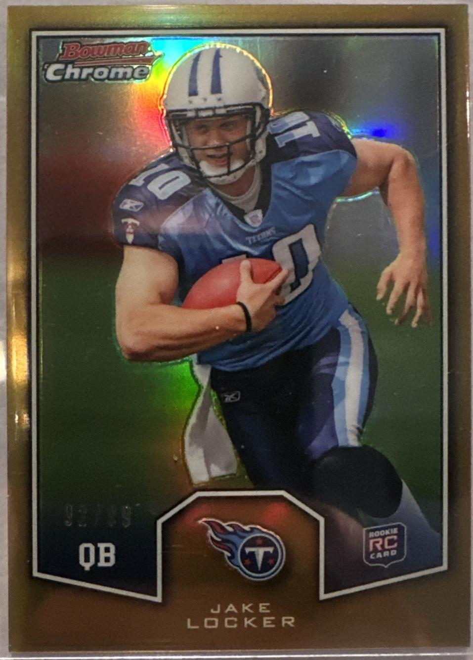 Jake Locker #BCR-17 2011 Bowman Chrome Rookie Preview Football