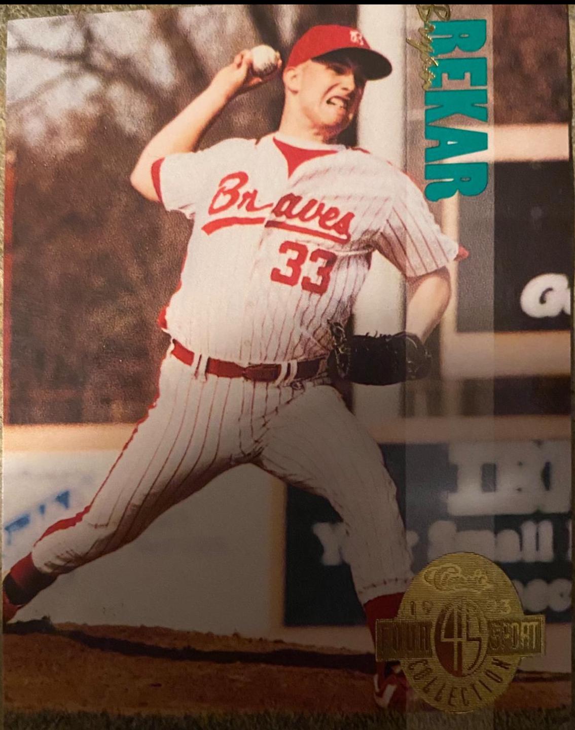 Bryan Rekar #294 1993 Classic Four Sport Baseball