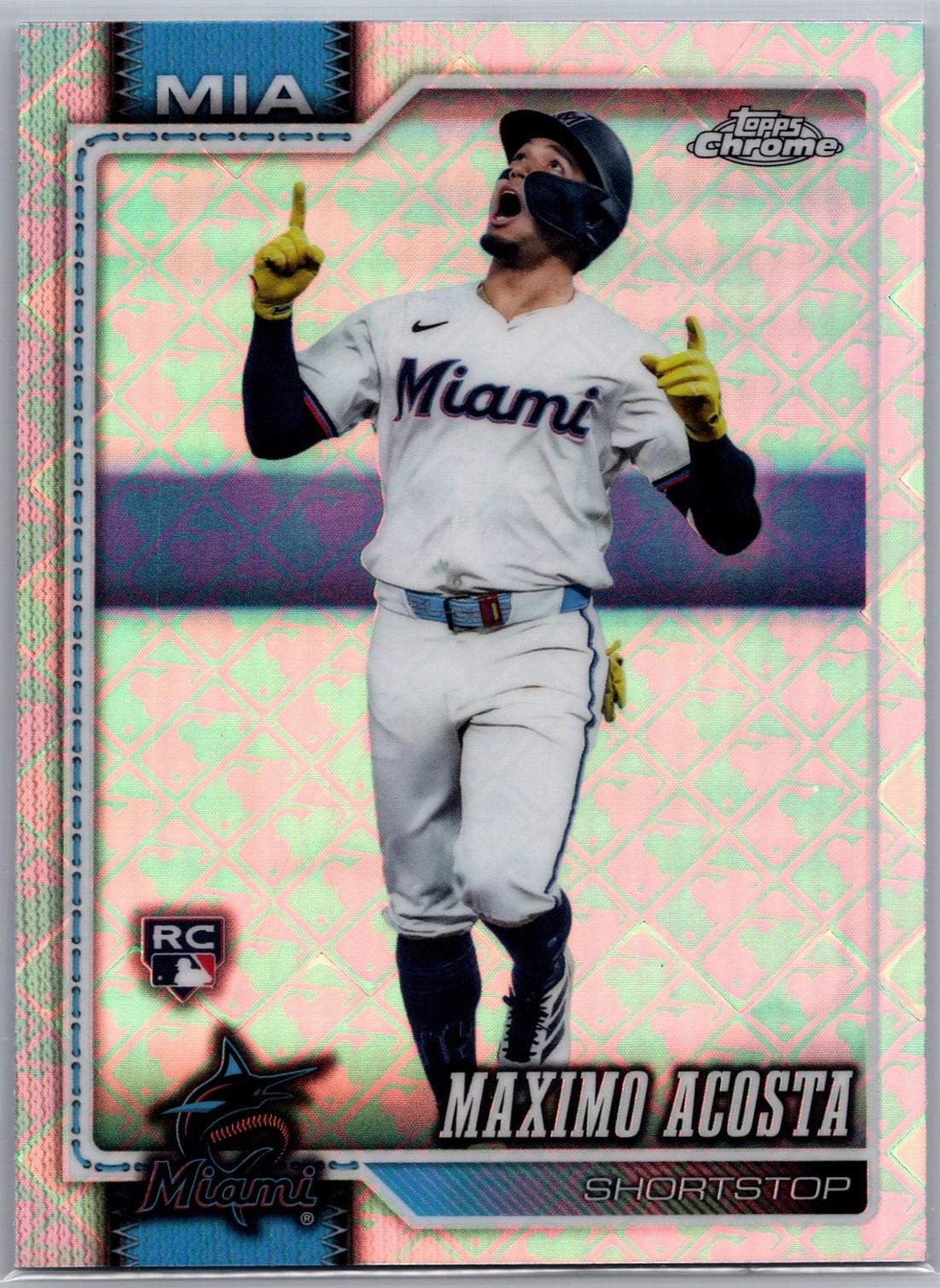 Maximo Acosta #239 2026 Topps Chrome Logofractor Baseball