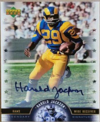 Harold Jackson #LS-HJ Football Cards 2005 Upper Deck Legends Legendary Signatures