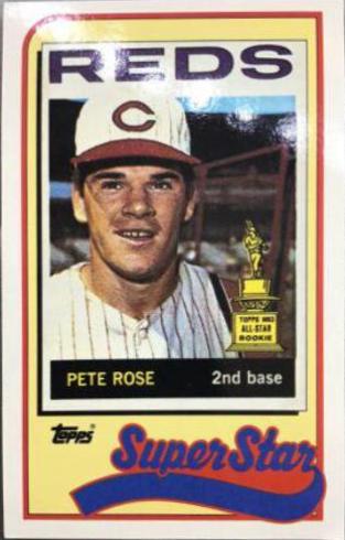 Pete Rose #34 Baseball Cards 1989 Topps Ljn Baseball Talk