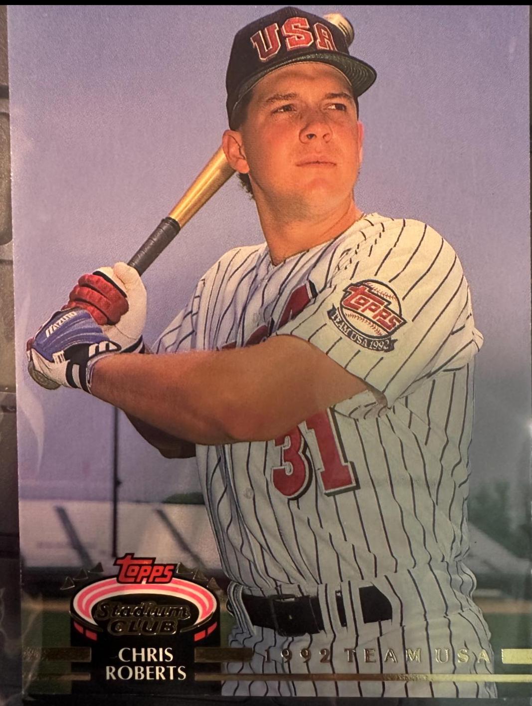 Chris Roberts #4 1993 Stadium Club Murphy Baseball