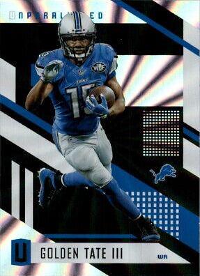 Golden Tate III #128 Football Cards 2017 Panini Unparalleled