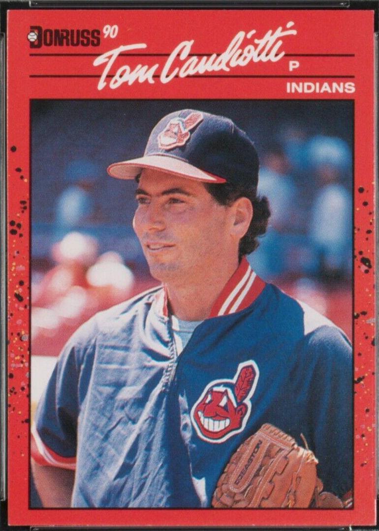 Tom Candiotti #256 1990 Donruss Aqueous Test Baseball
