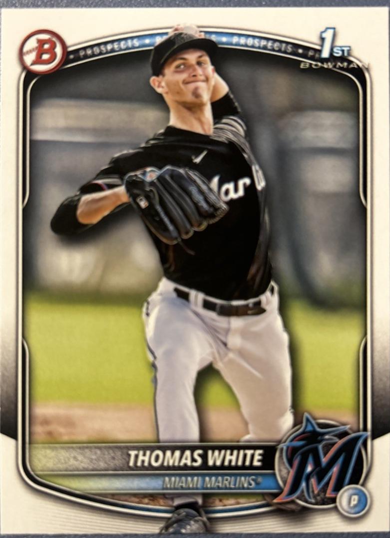 Thomas White #BCP-69 Baseball Cards 2025 Bowman Chrome Prospects