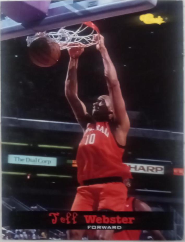 Jeff Webster #61 Basketball Cards 1994 Classic Draft
