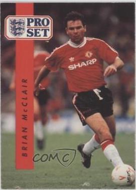 Brian McClair #148 Soccer Cards 1990 Pro Set
