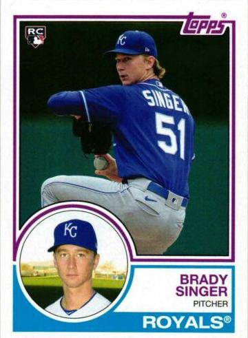 Brady Singer #174 Baseball Cards 2021 Topps Archives