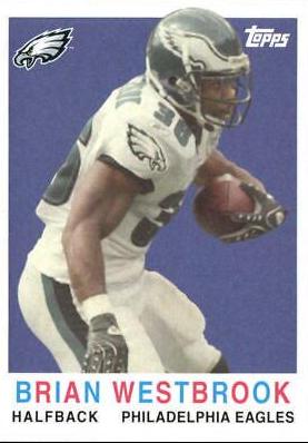 Brian Westbrook #8 Football Cards 2008 Topps Turn Back the Clock