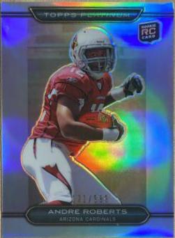 Andre Roberts #34 Football Cards 2010 Topps Platinum
