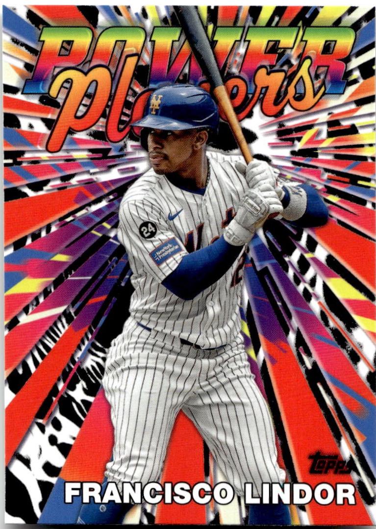 Francisco Lindor #PP-11 Baseball Cards 2025 Topps Celebration Mega Box Power Players