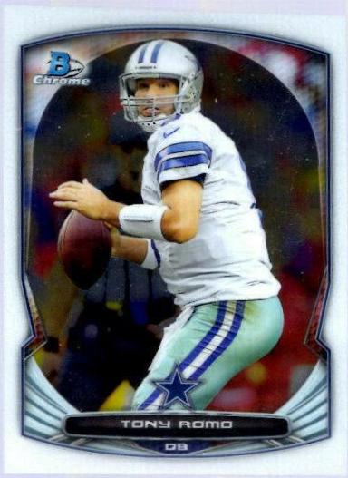 Tony Romo #36 2014 Bowman Chrome Football