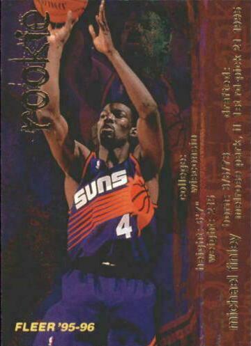 Michael Finley #291 Basketball Cards 1995 Fleer