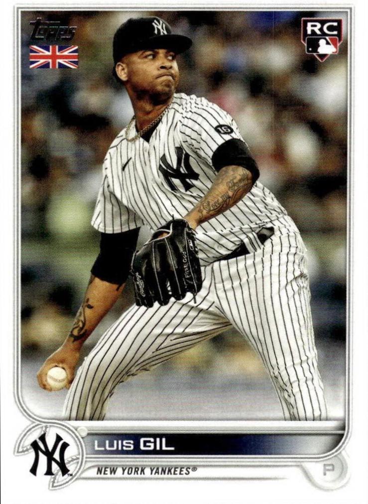 Luis Gil #121 Baseball Cards 2022 Topps UK Edition