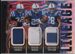 Edgerrin James, Jonathan Taylor, Marlon Mack