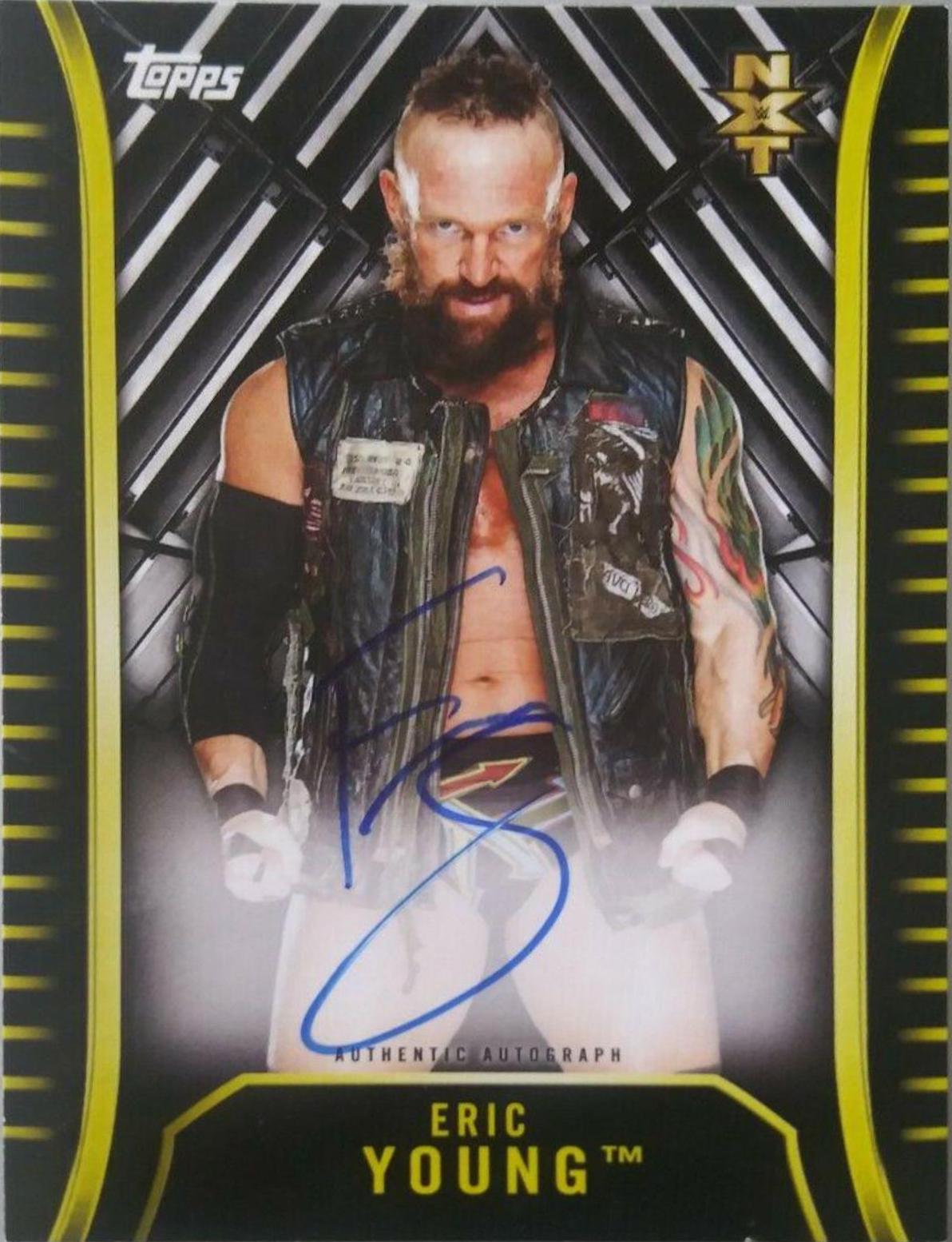Eric Young #A-EY Wrestling Cards 2018 Topps WWE NXT Autographs