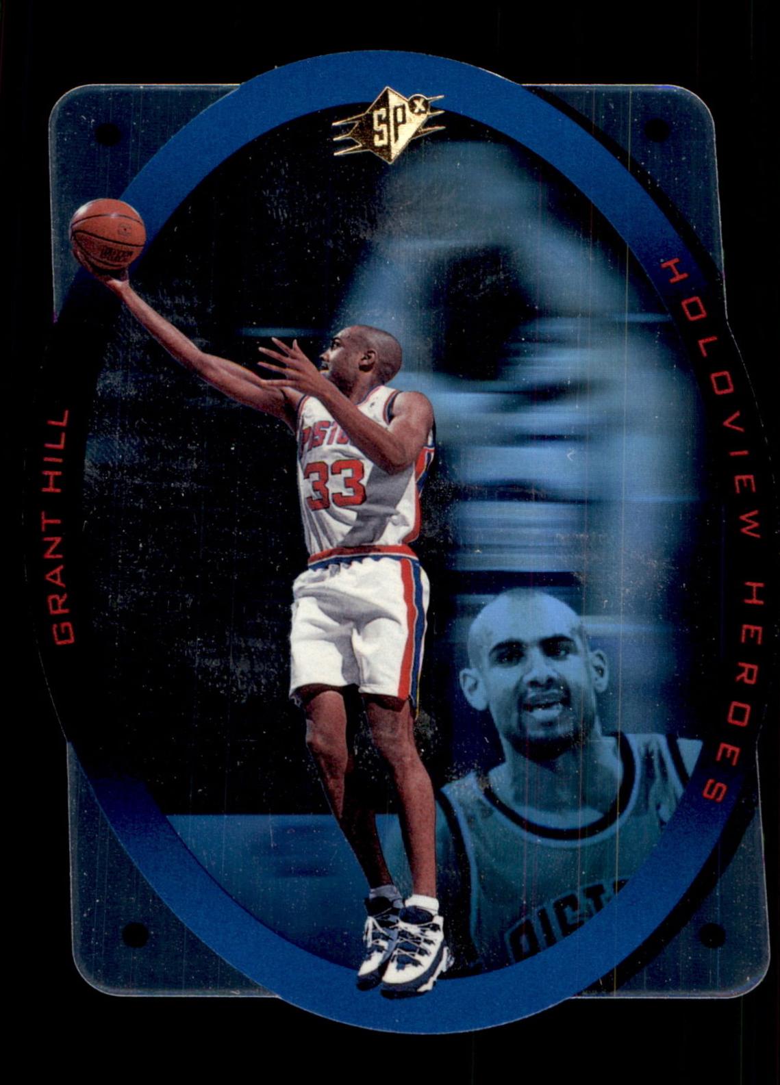 Grant Hill #H3 Basketball Cards 1996 Spx Holoview Heroes