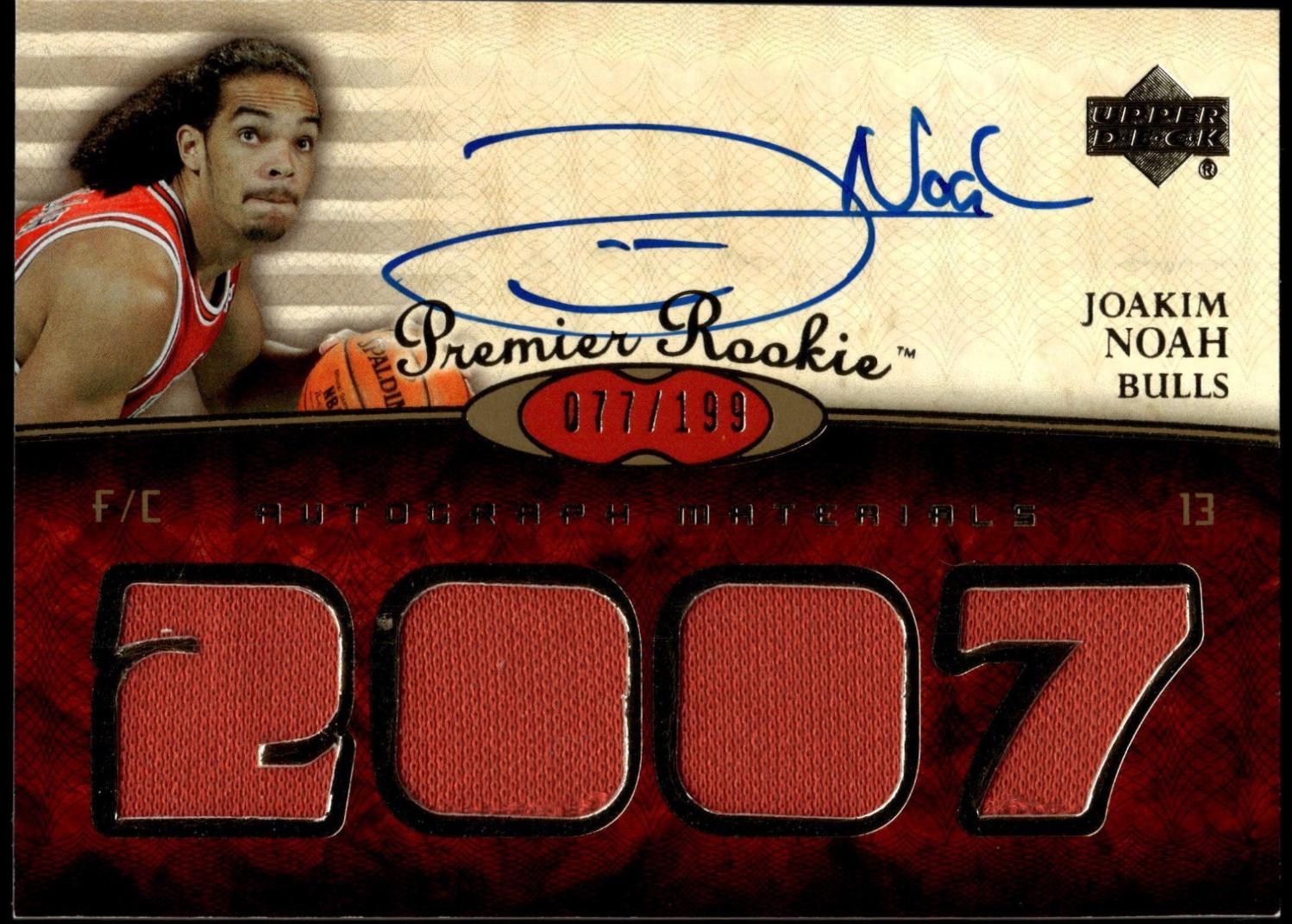 Joakim Noah #106 2007-08 Upper Deck Premier Basketball