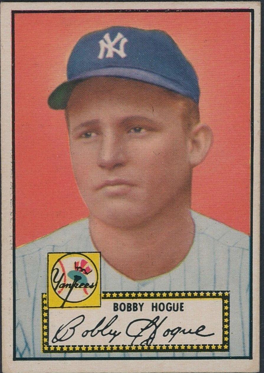 Bobby Hogue #9 Baseball Cards 1952 Topps
