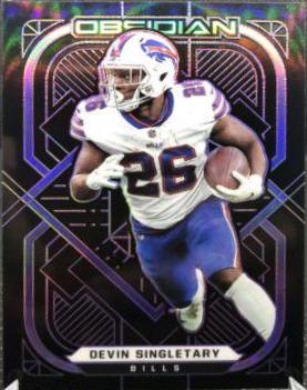 Devin Singletary #11 2021 Panini Obsidian Football