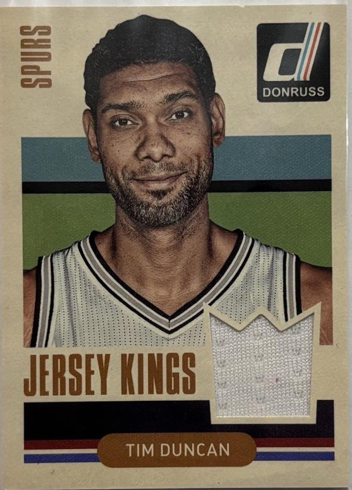 Tim Duncan #7 Basketball Cards 2014 Panini Donruss Jersey Kings