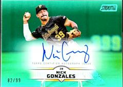 Nick Gonzales [Green] #SCBA-NGO Prices | 2025 Topps Stadium Club ...