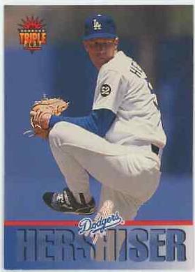 Orel Hershiser #84 Baseball Cards 1994 Donruss Triple Play