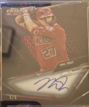 Mike Trout [Red Refractor] #CBA-MT