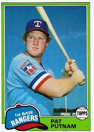 Pat Putnam #498 Baseball Cards 1981 Topps