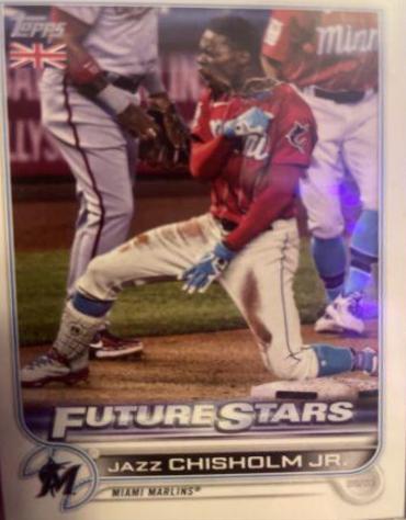 Jazz Chisholm Jr. #6 Baseball Cards 2022 Topps UK Edition