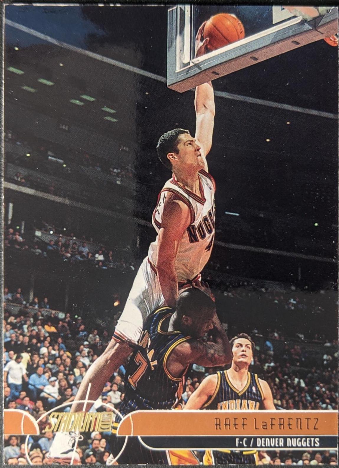 Raef LaFrentz #58 Basketball Cards 2001 Stadium Club