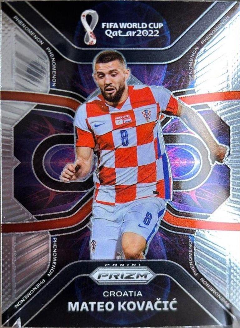 Mateo Kovacic #5 Soccer Cards 2022 Panini Prizm World Cup Phenomenon