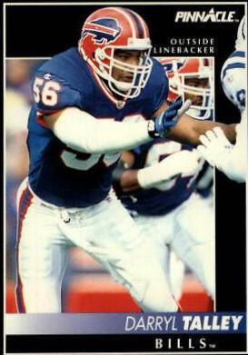 Darryl Talley #33 Football Cards 1992 Pinnacle