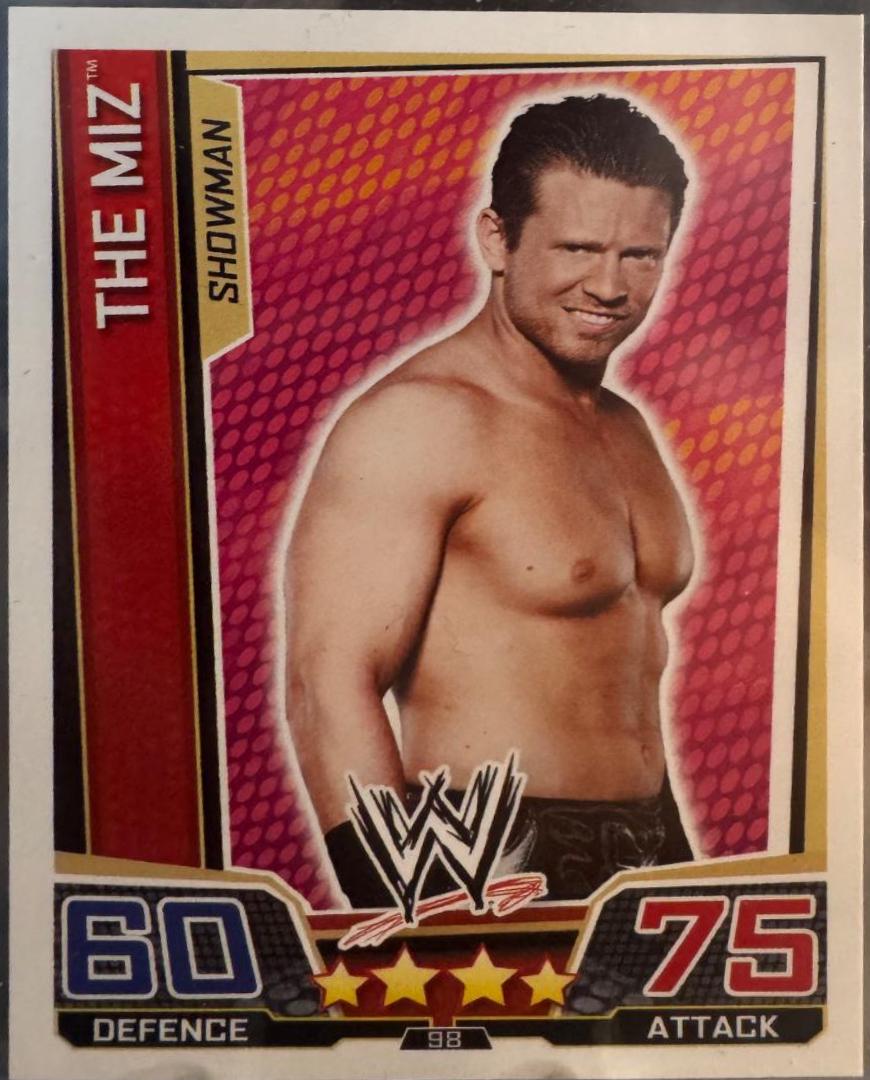 The Miz #98 Wrestling Cards 2013 Topps WWE Slam Attax Superstars