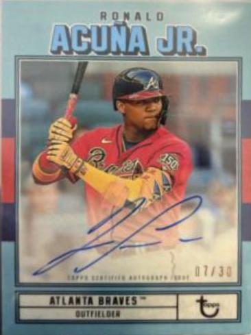 Ronald Acuna Jr. [Blue] #AC-RA
