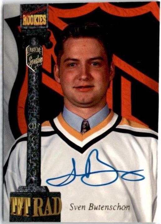Sven Butenschon #CIV Hockey Cards 1994 Signature Rookies Tetrad