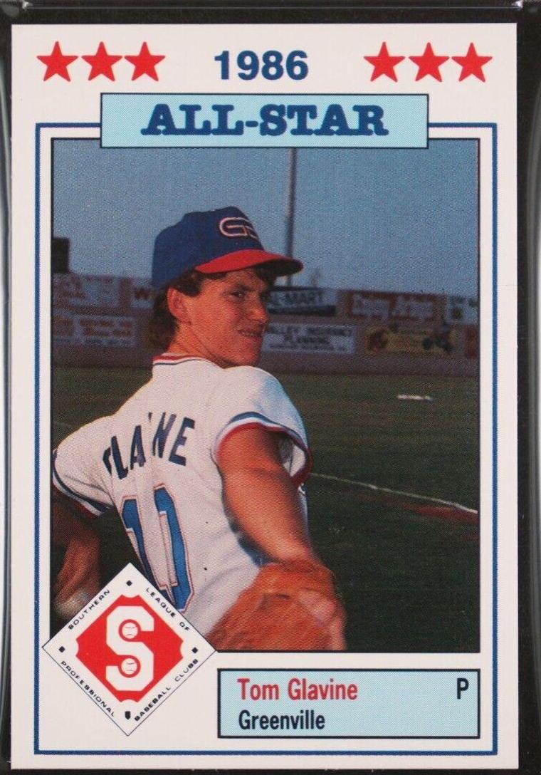 Tom Glavine #23 Baseball Cards 1986 Southern League All Stars