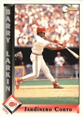 Barry Larkin #84 Baseball Cards 1993 Pacific Spanish