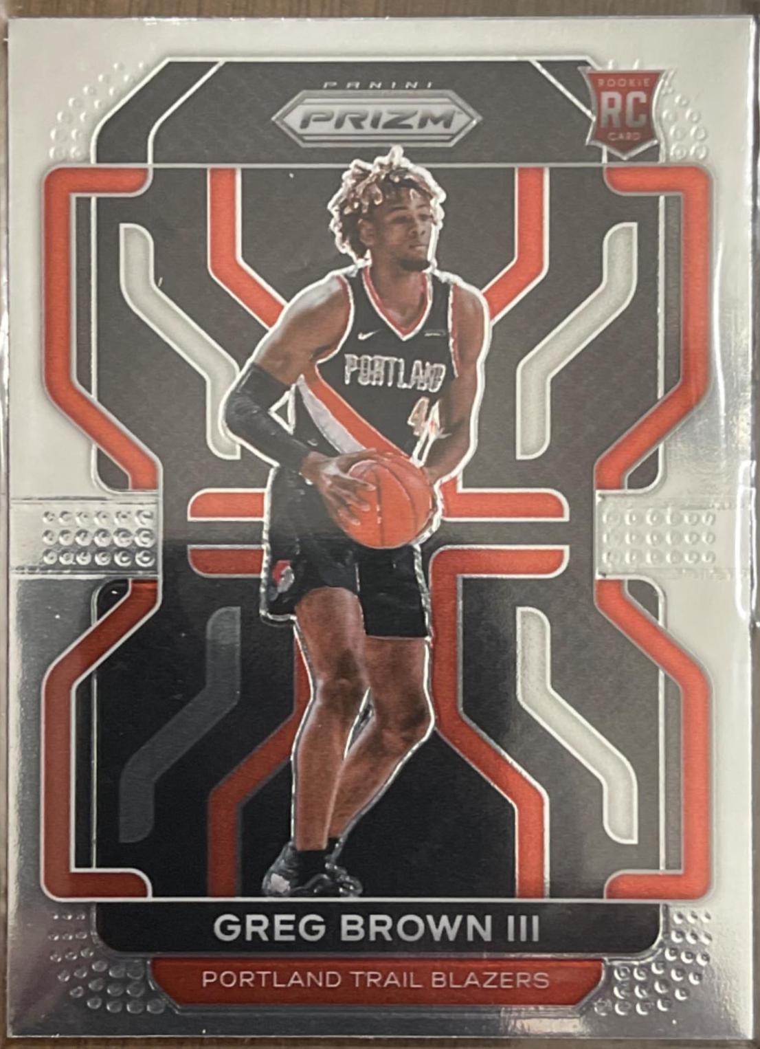 Greg Brown III #291 Basketball Cards 2021 Panini Prizm