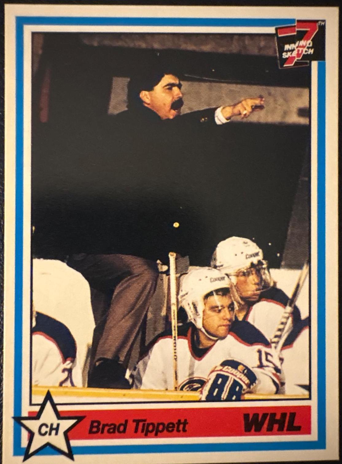Brad Tippett #182 1990 7th Inning Sketch Whl Hockey