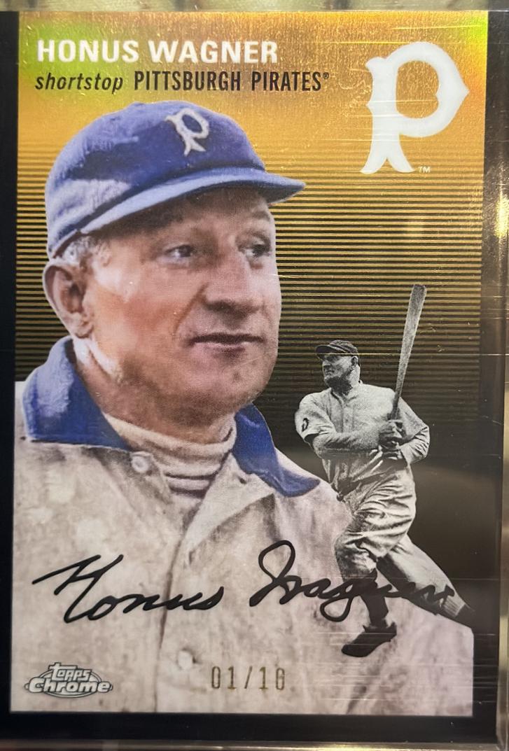 Honus Wagner [Black Refractor] #324
