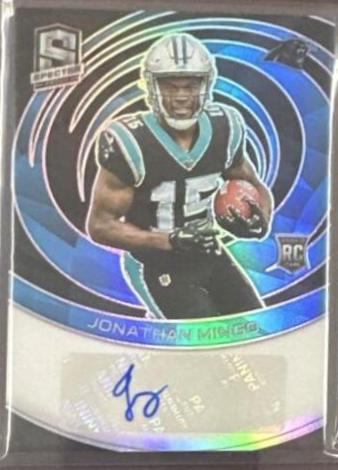 Jonathan Mingo #23 Football Cards 2023 Panini Spectra Rookie Autograph Celestial