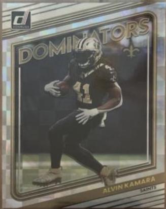 Alvin Kamara #D25 Football Cards 2022 Panini Donruss Dominators