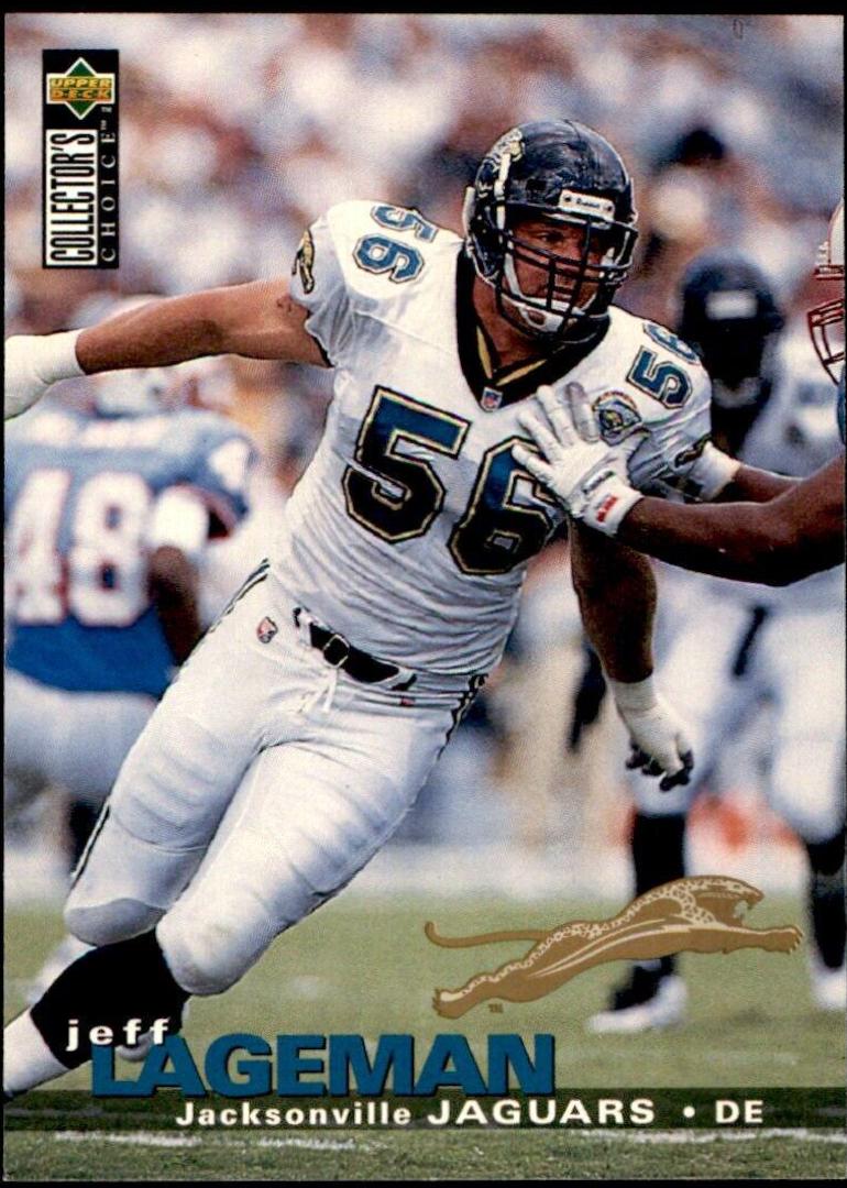 Jeff Lageman #U110 Football Cards 1995 Collector's Choice Update