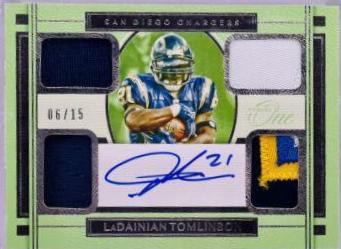 LaDainian Tomlinson #163 2020 Panini One Football